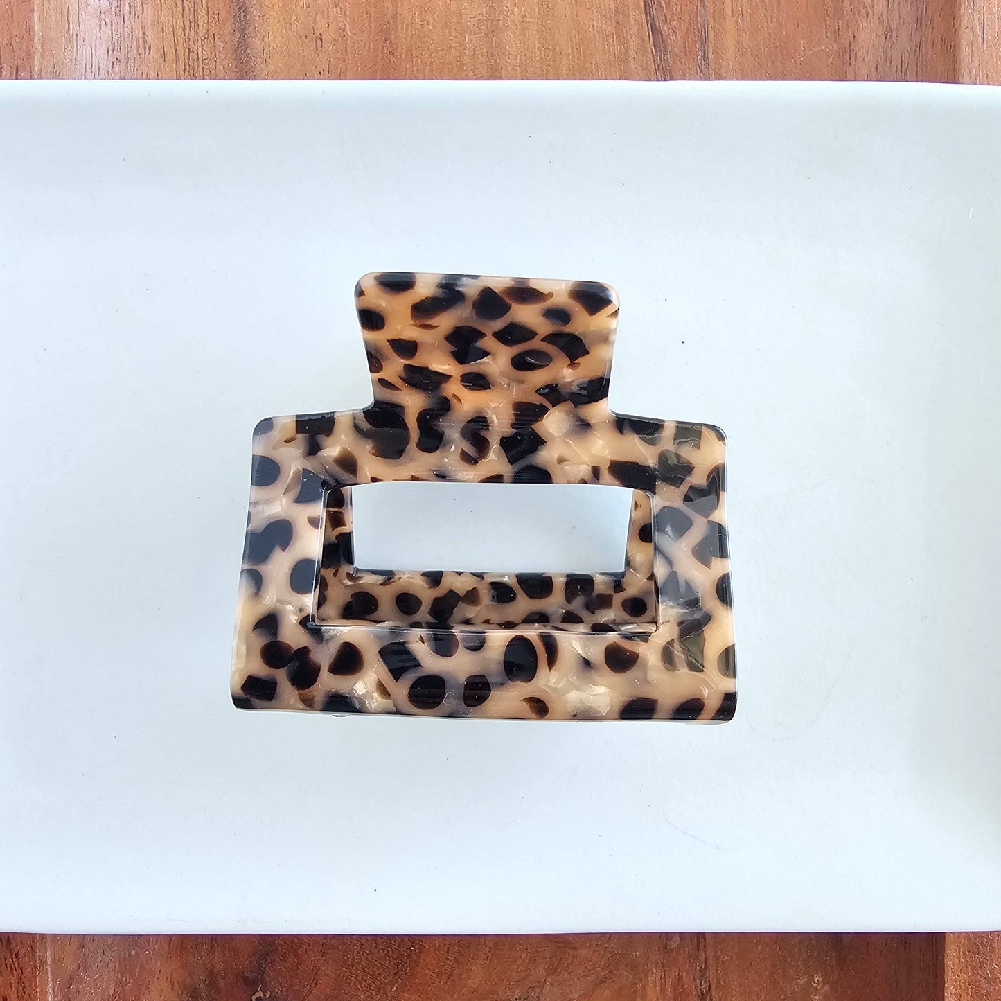 Carly Leopard Print Hair Claw