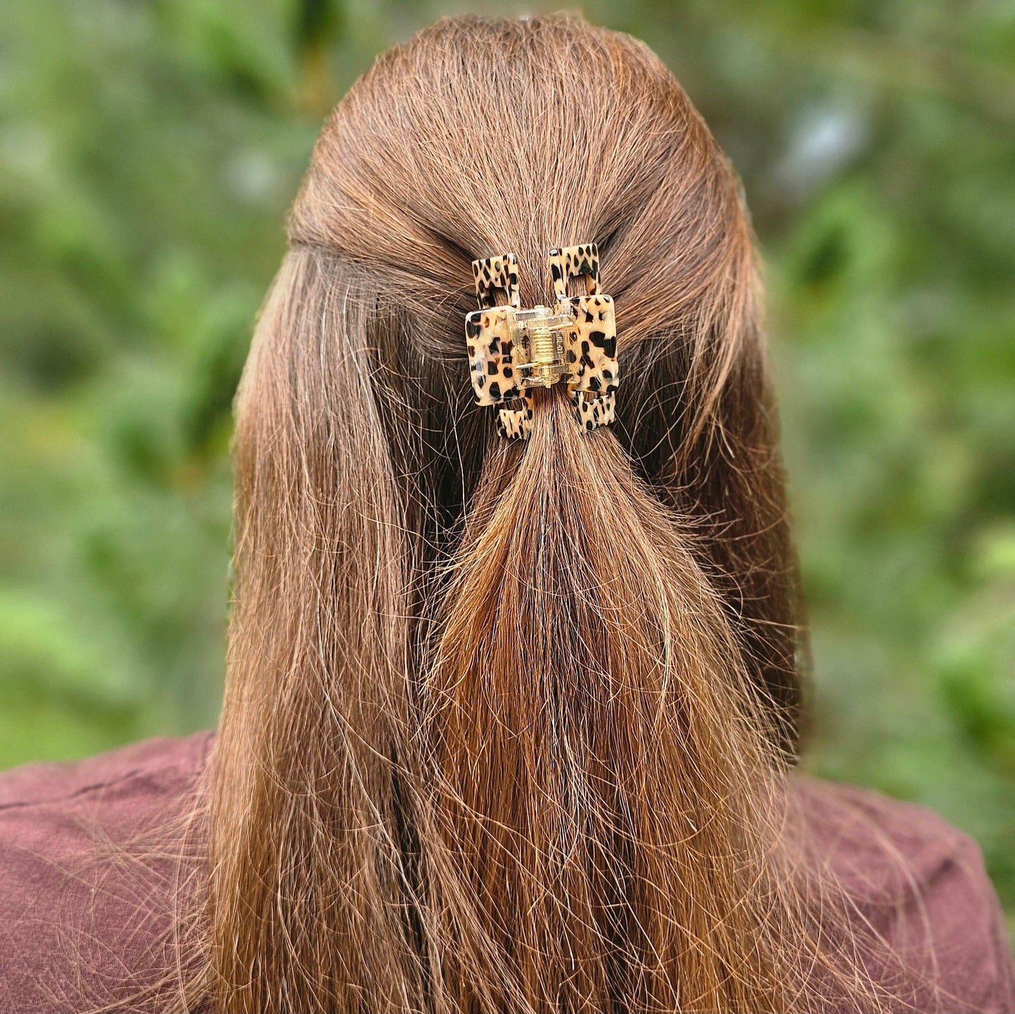 Carly Leopard Print Hair Claw