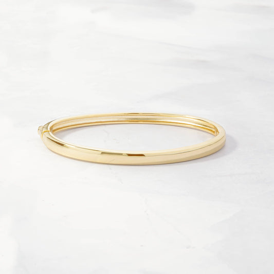 Bangle Bracelet with Latch Closure