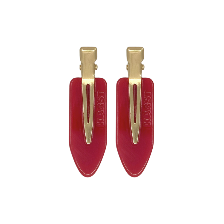 Maraschino Red Creaseless Clip Set