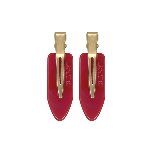 Maraschino Red Creaseless Clip Set