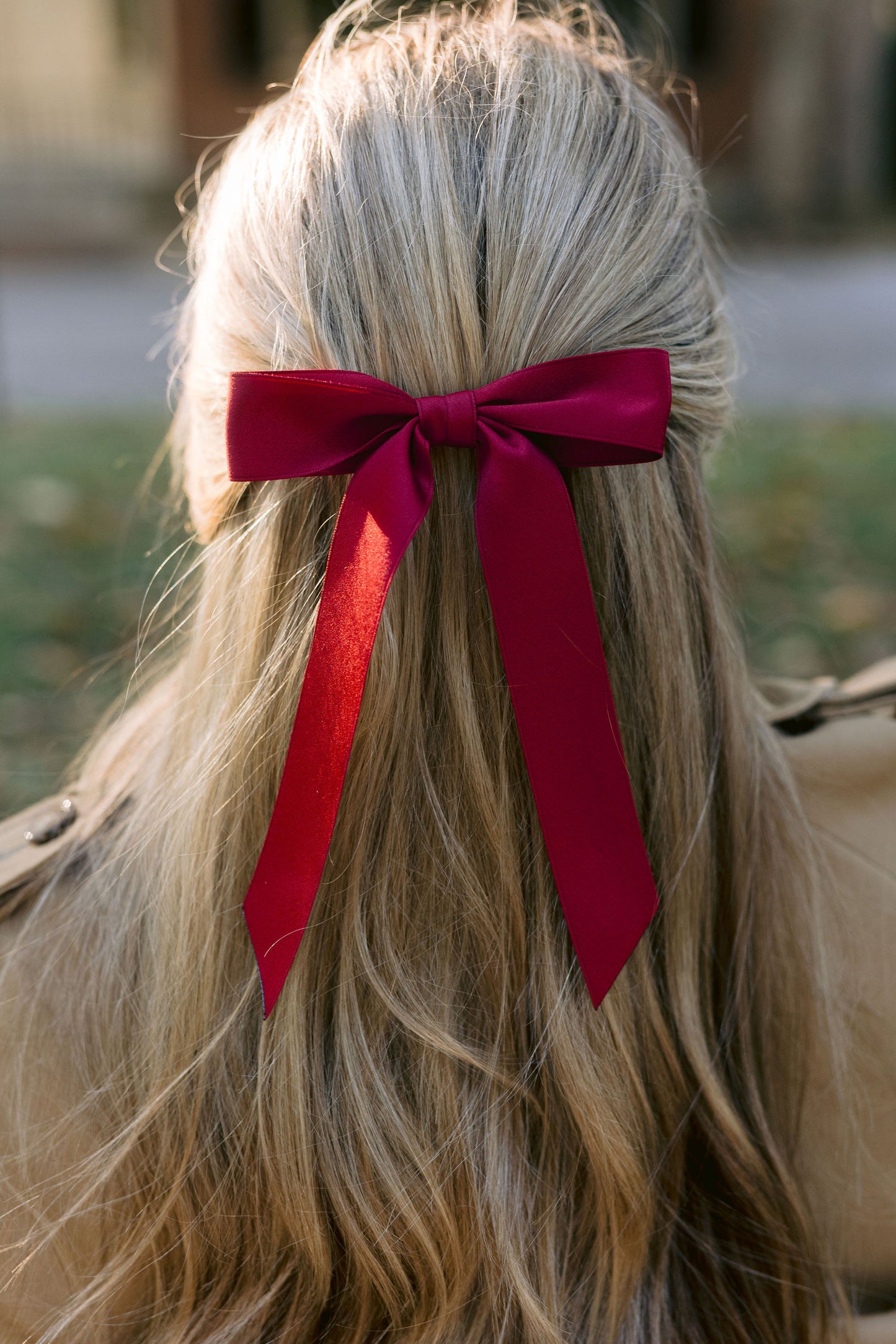 Florence Matte Satin Bow