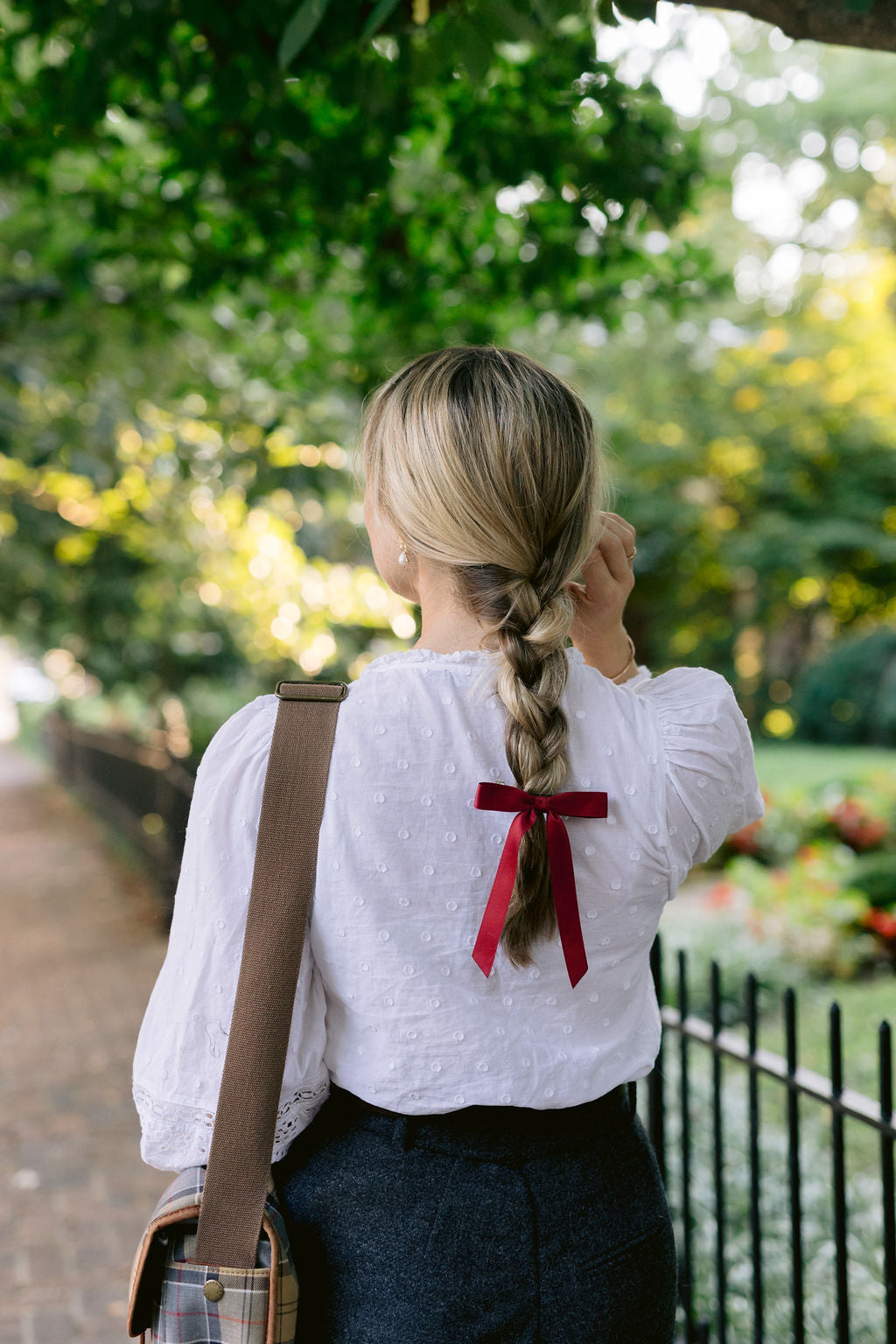 Micro Florence Matte Satin Bow