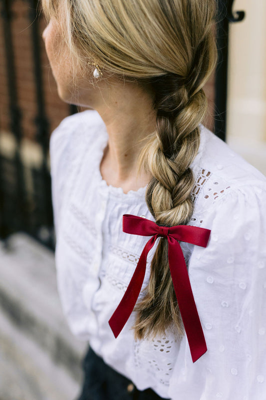 Micro Florence Matte Satin Bow