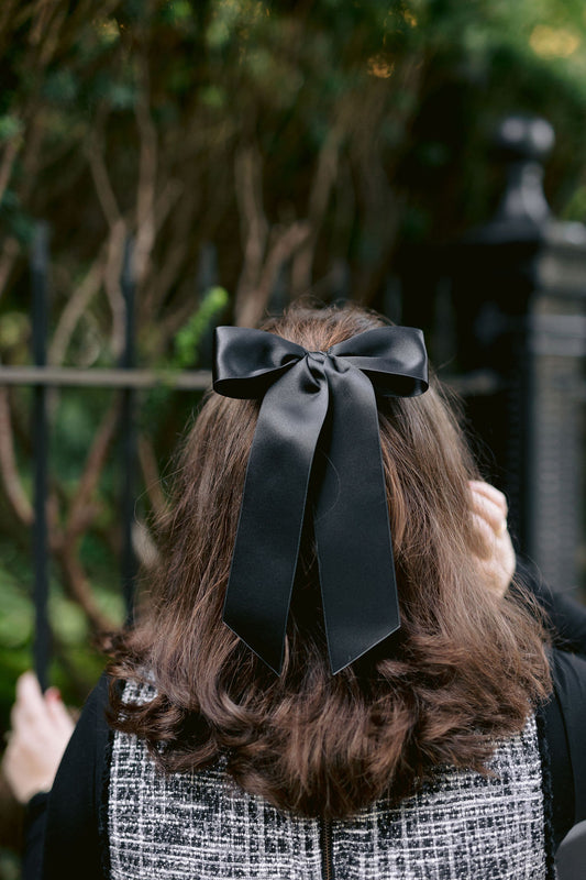 Wren Signature Satin Bow Barrette
