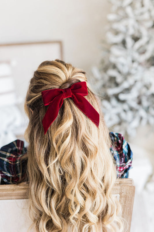 Delora Velvet Bow