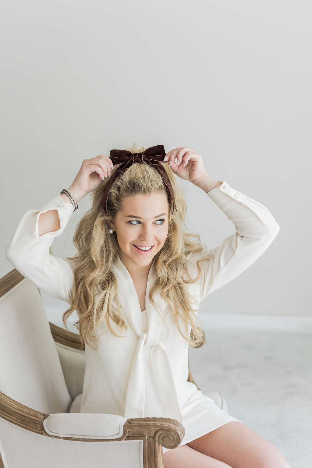 Bailee Velvet Bow