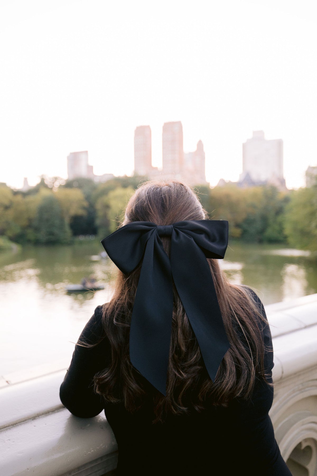 Oversized Bailee Matte Satin Bow