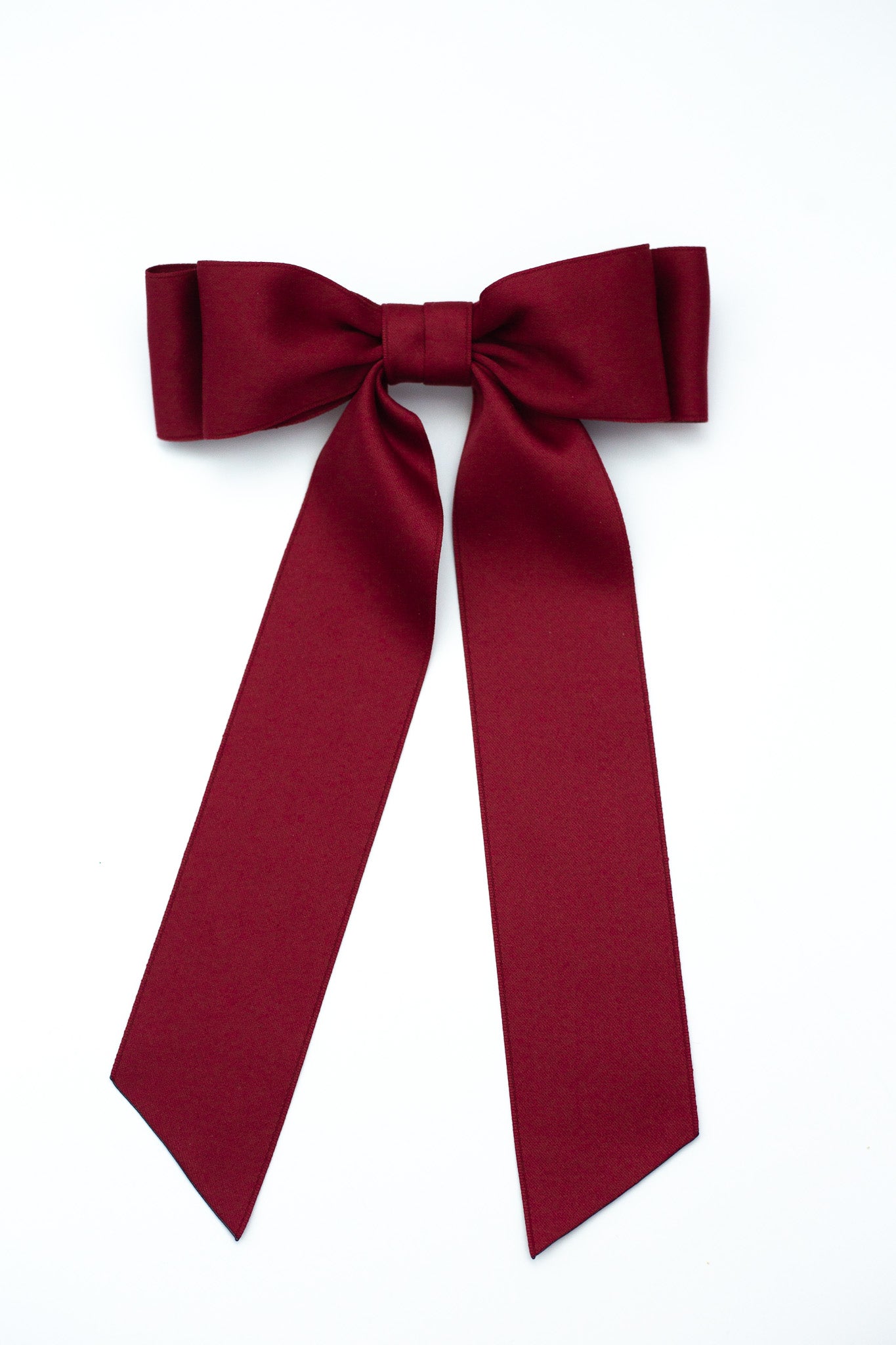 Oversized Stella Matte Satin Bow Fall 2024