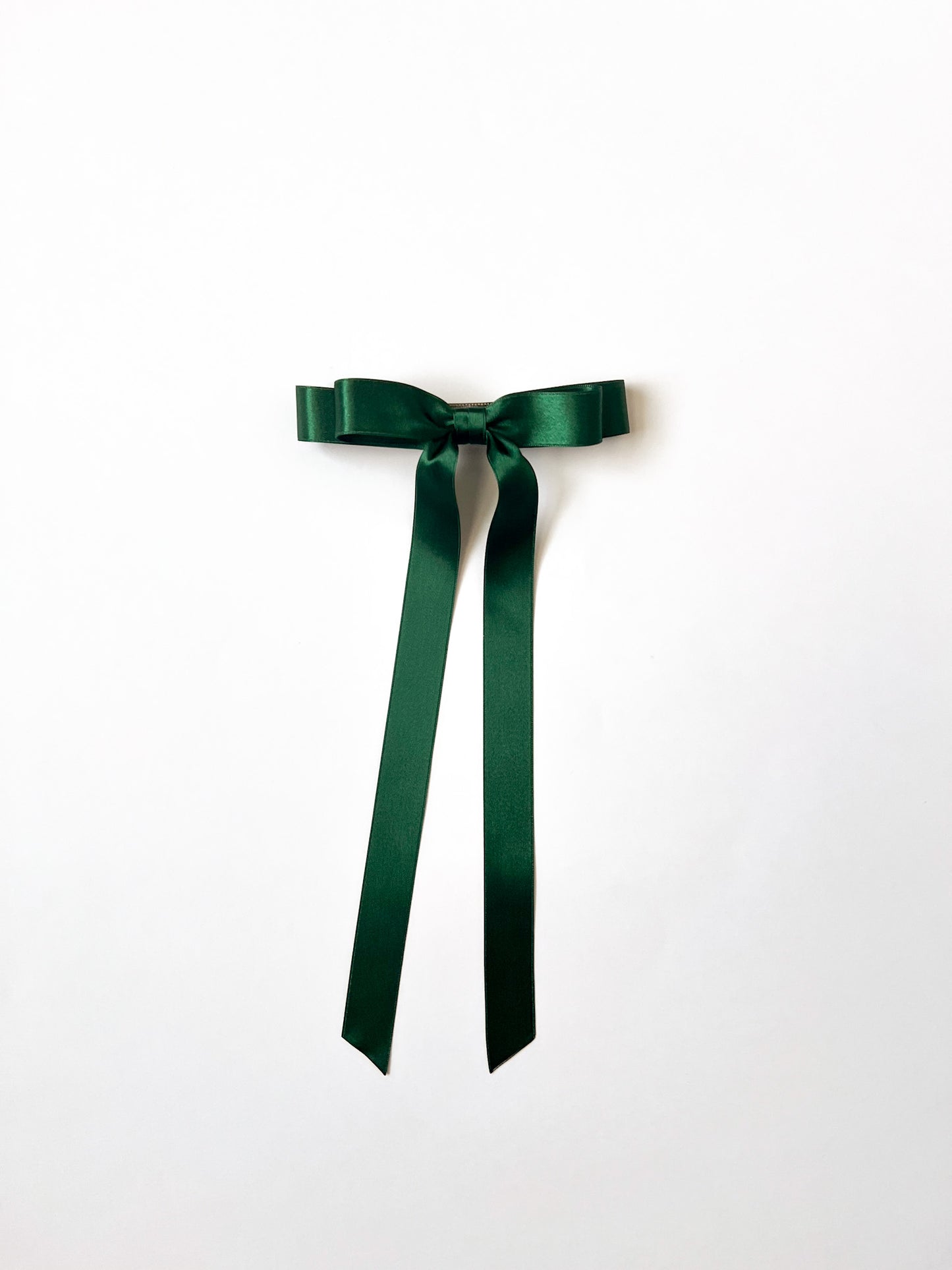 Micro Alice Signature Satin Bow Barrette