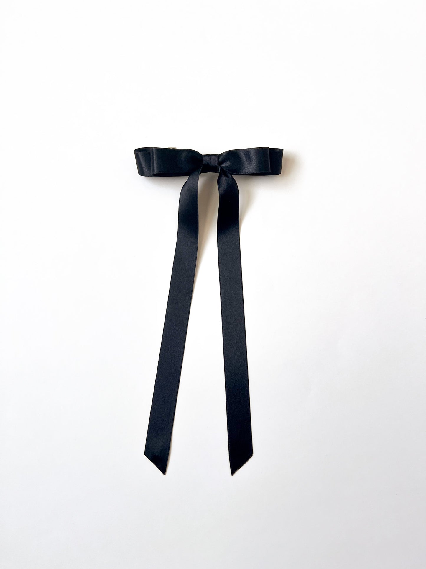 Micro Alice Signature Satin Bow Barrette