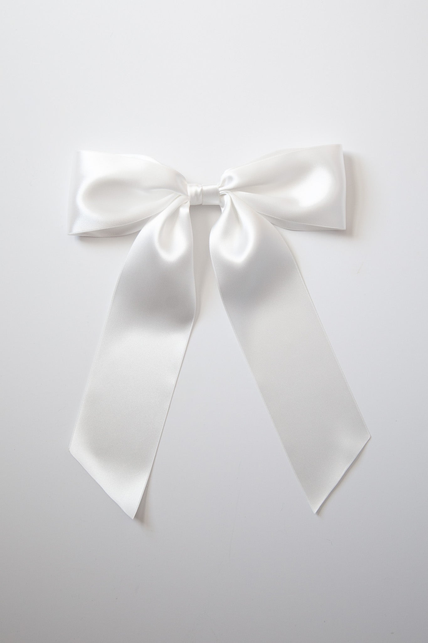 Oversized Bailee Signature Satin Bow Barrette