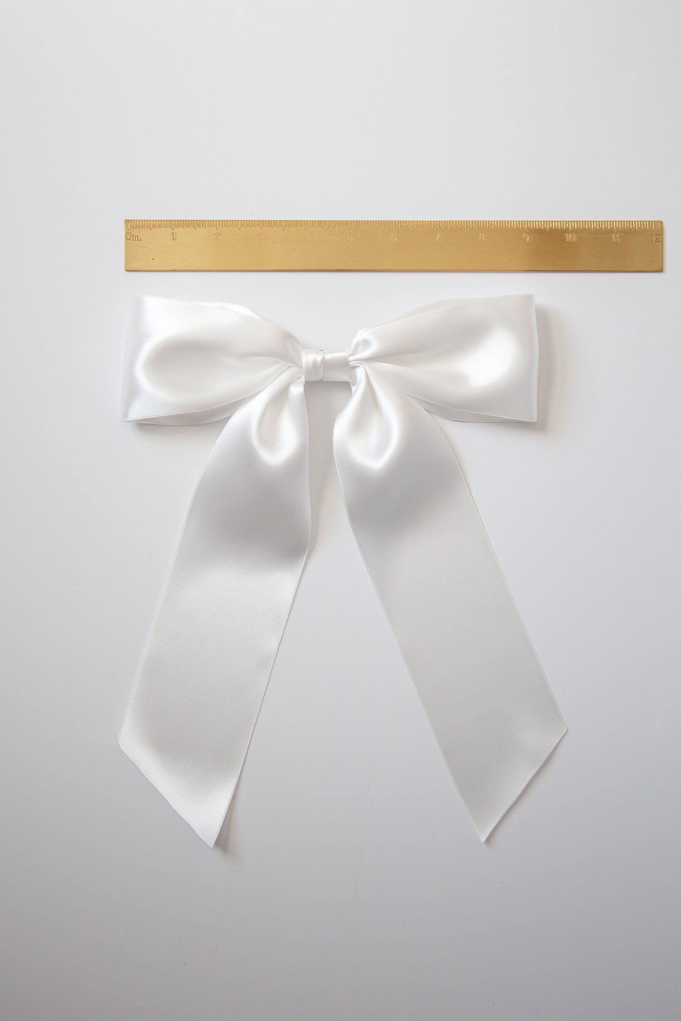 Oversized Bailee Signature Satin Bow Barrette