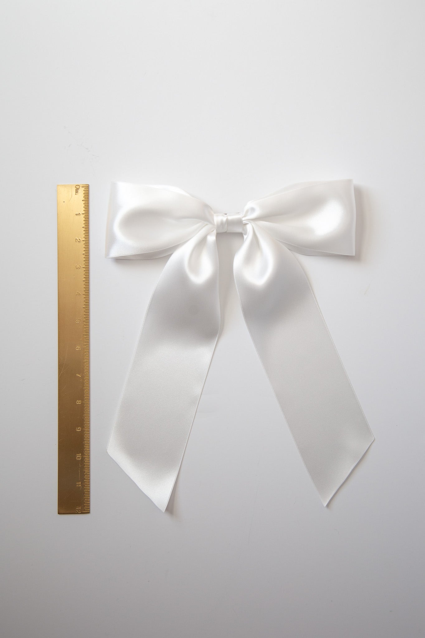 Oversized Bailee Signature Satin Bow Barrette