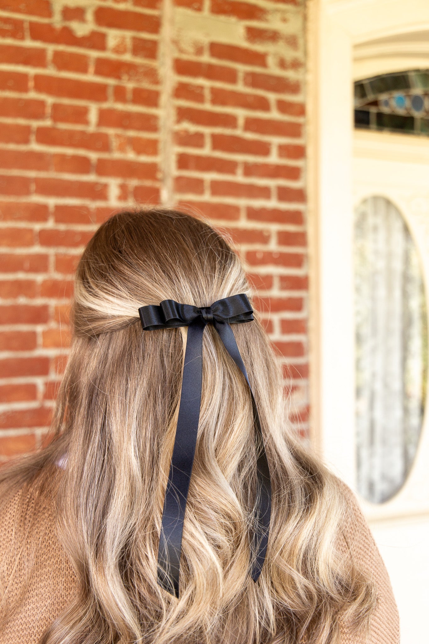 Micro Alice Signature Satin Bow Barrette