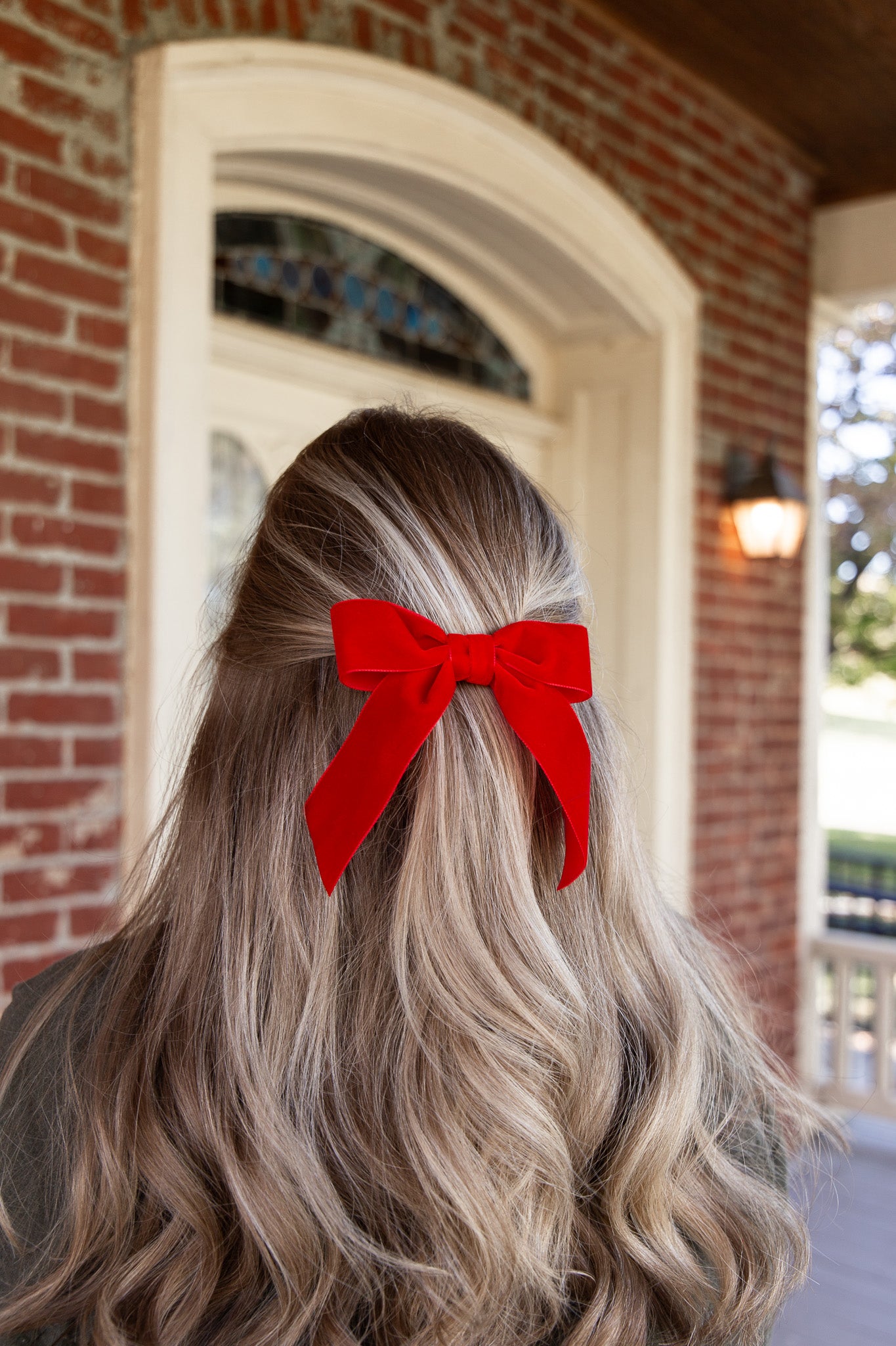 Delora Velvet Bow