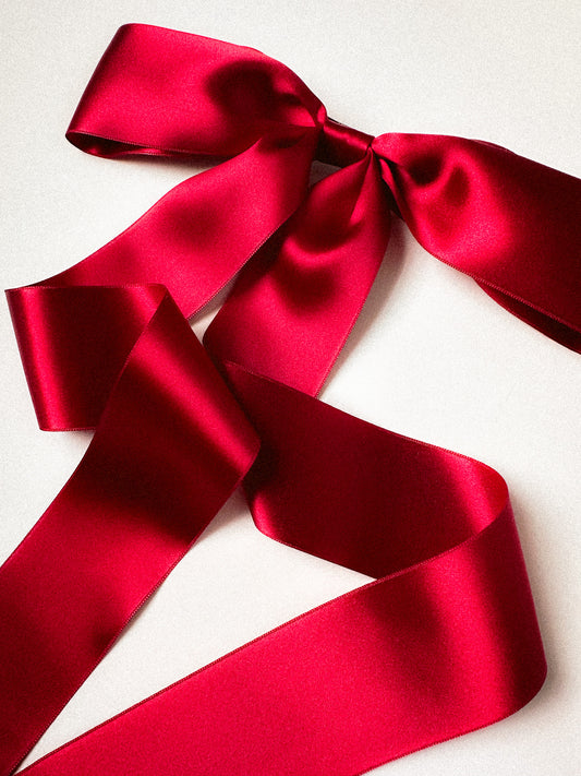 Sophia Signature Satin Bow Barrette