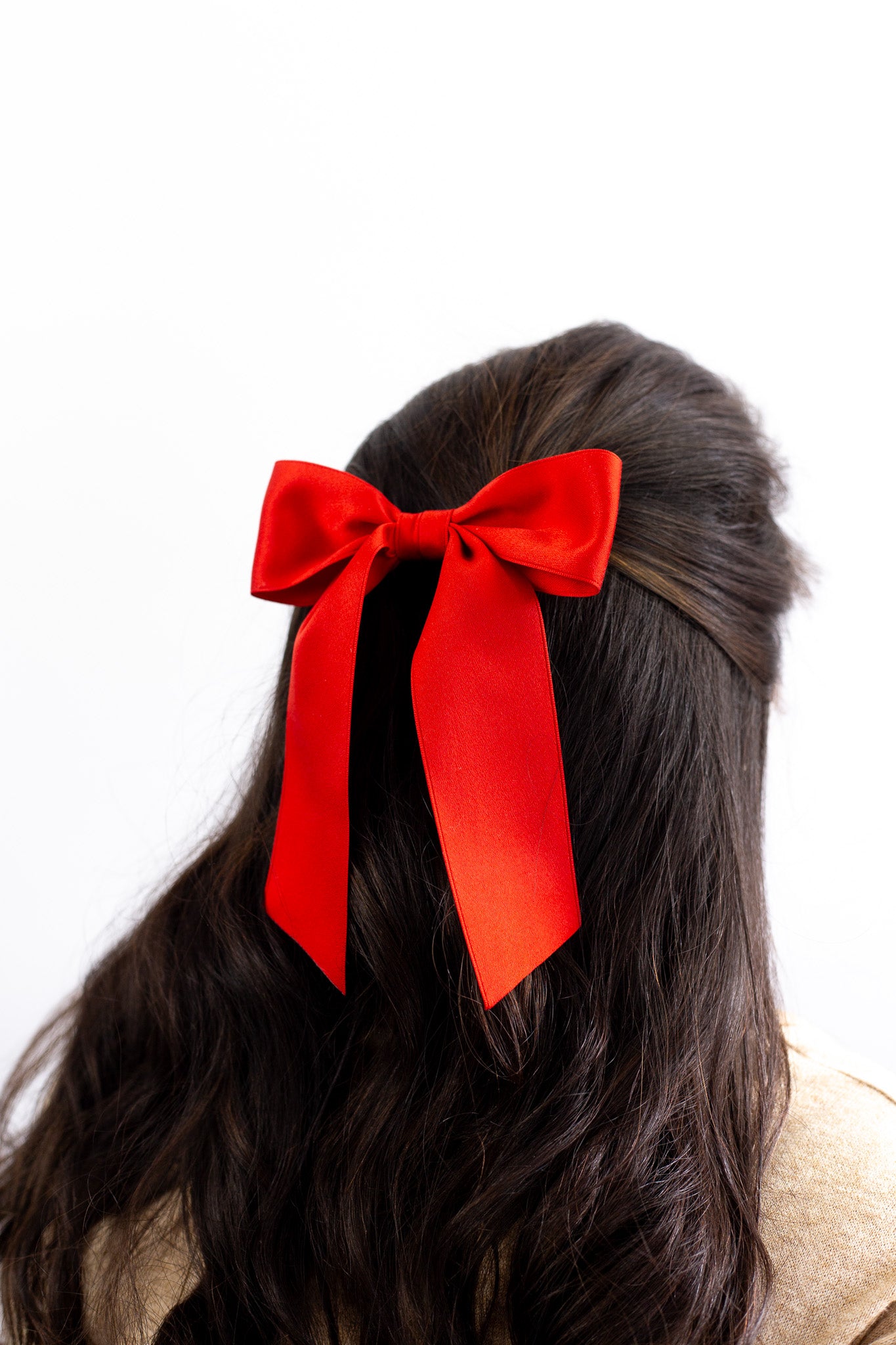 Bailee Matte Satin Bow