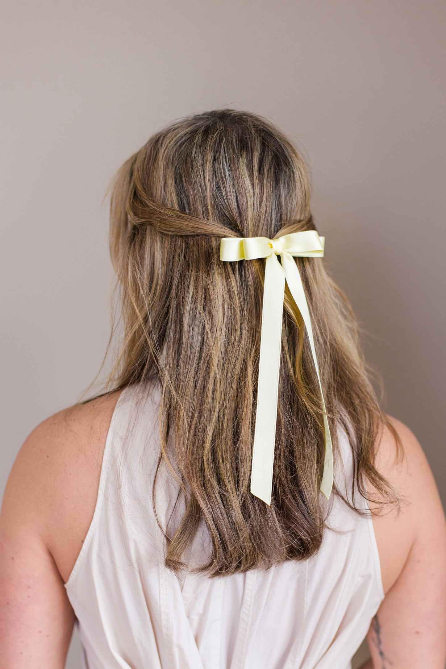 Micro Alice Matte Satin Bow