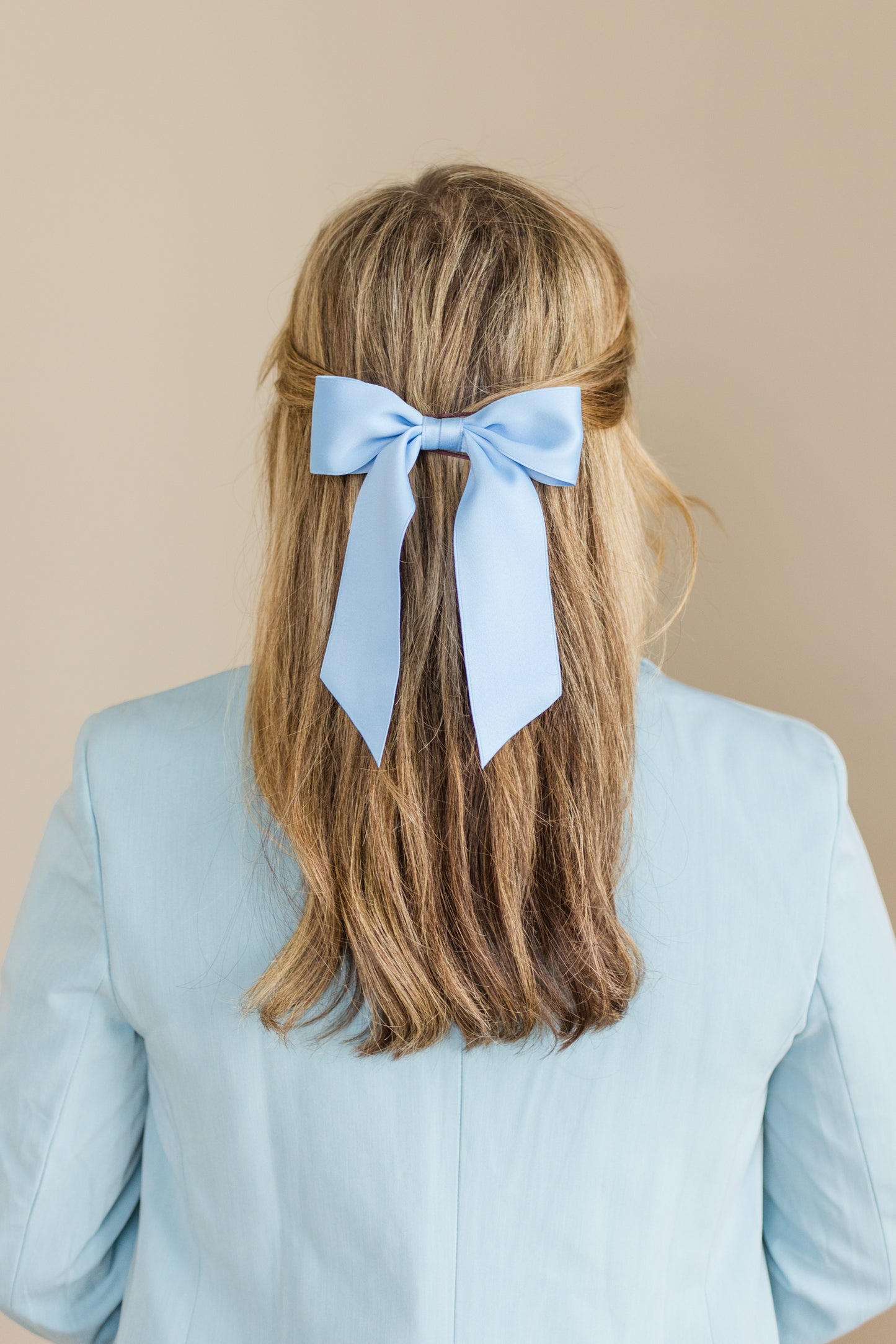 Bailee Matte Satin Bow