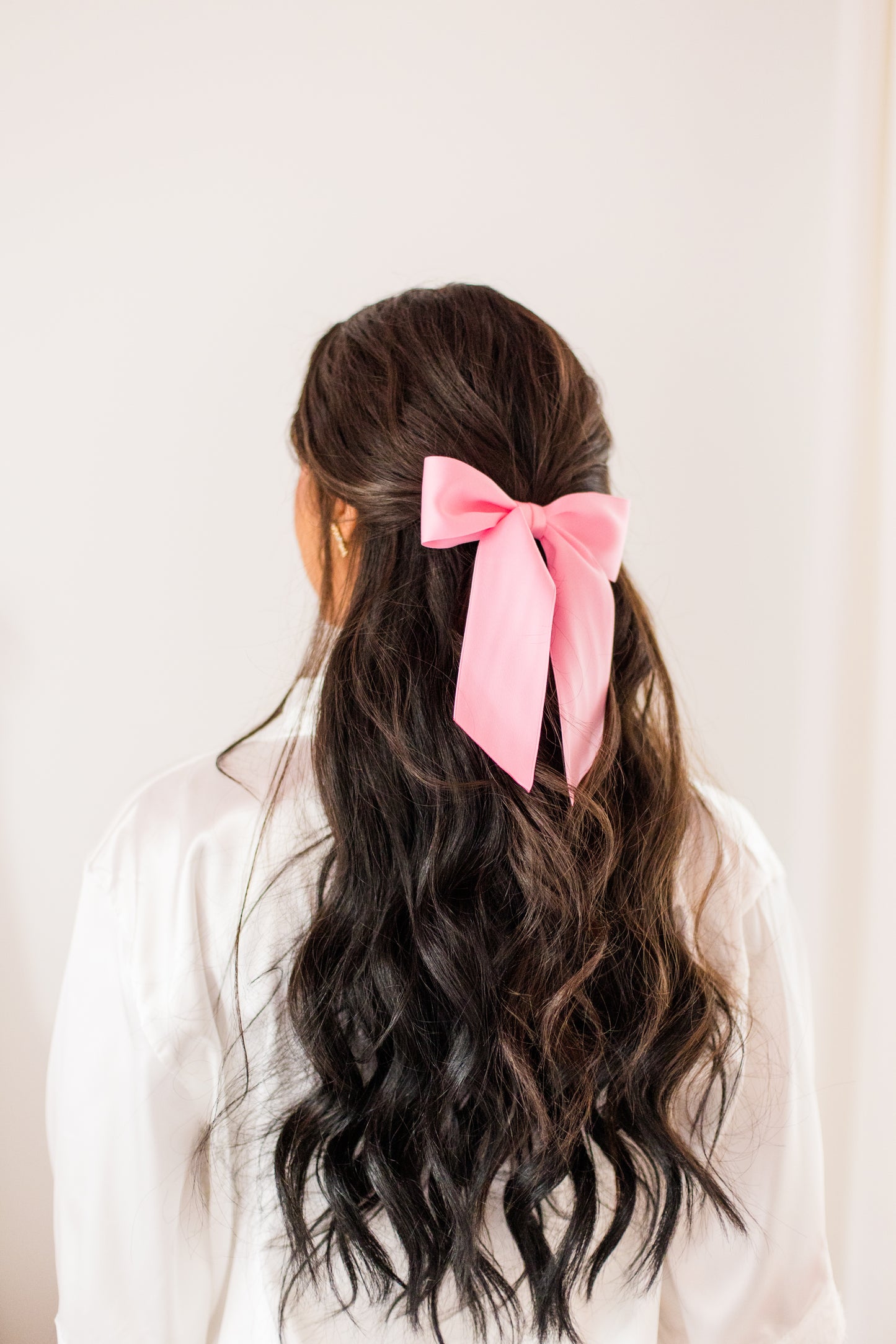 Bailee Matte Satin Bow