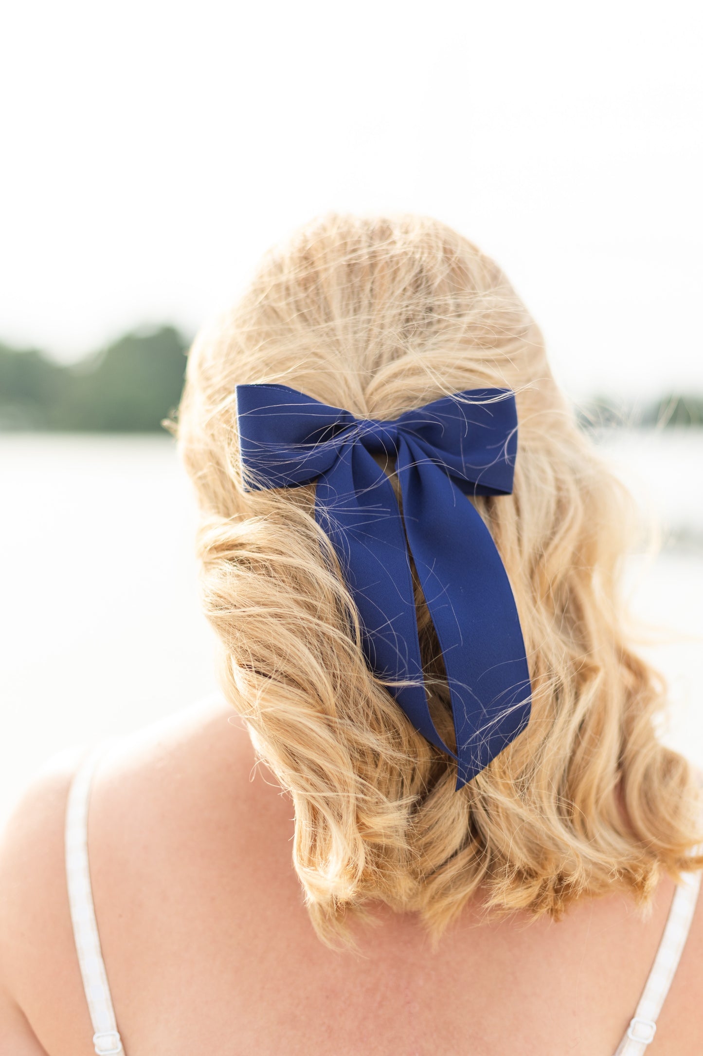 Bailee Matte Satin Bow