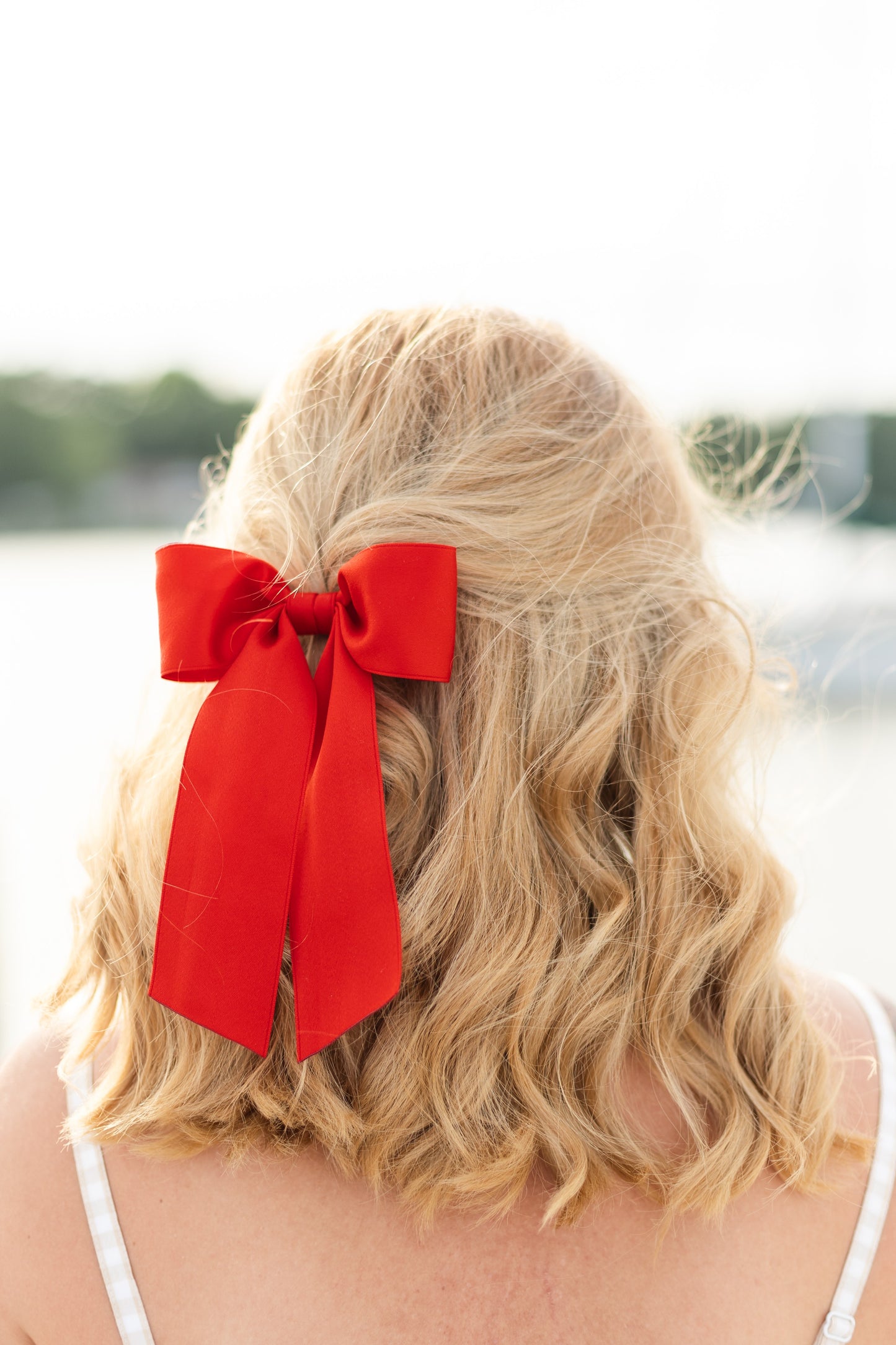 Bailee Matte Satin Bow