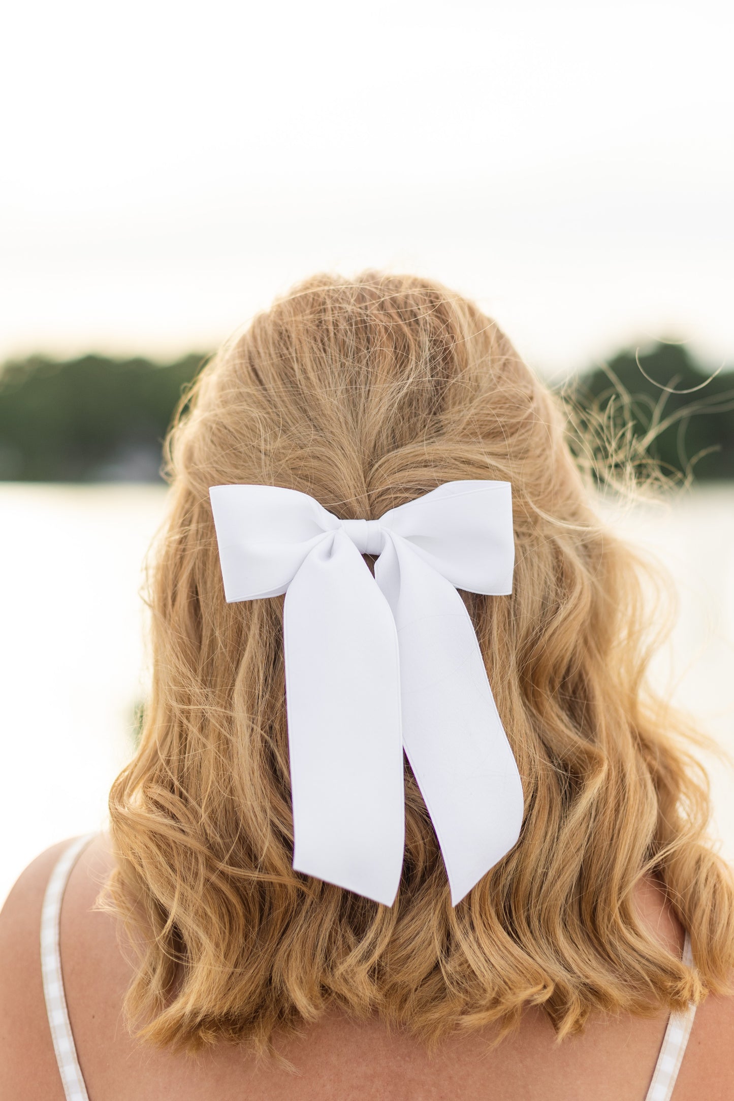 Bailee Matte Satin Bow