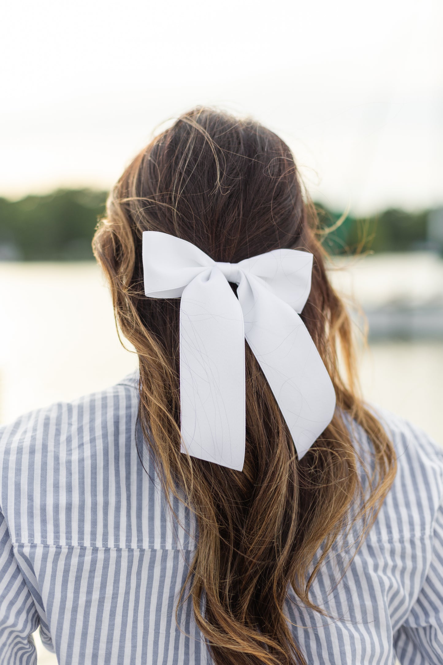 Bailee Matte Satin Bow