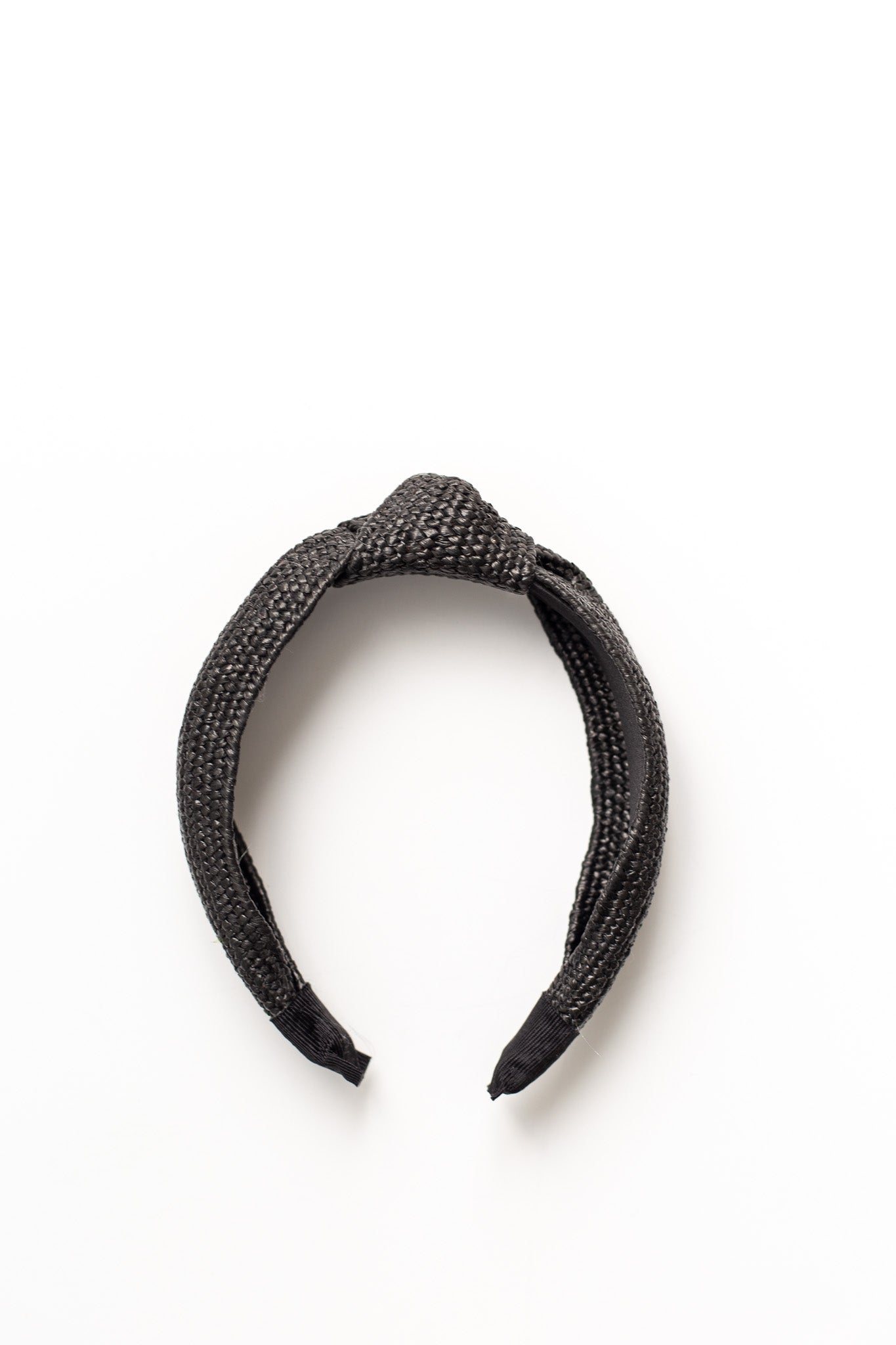 Black Raffia Headband