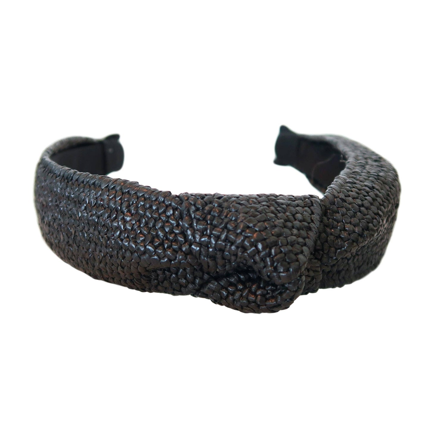 Black Raffia Headband